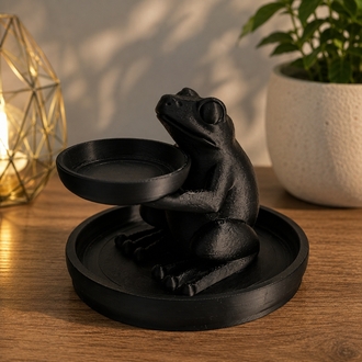 Dekoratif Kurbağa Kase – 3D Baskı Takı, Anahtarlık ve Küçük Eşya Organizeri