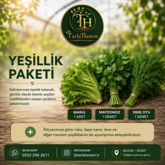 Bizimle İletişime geçin YEŞİLLİK PAKETİ 