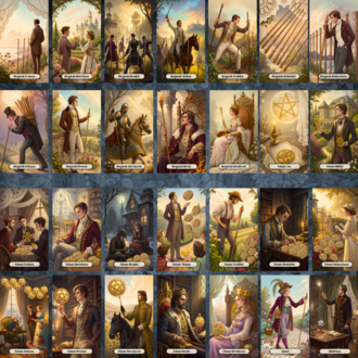 Victorian Temalı Dijital Tarot Kart Destesi (TÜRKÇE) - 78 Kartlık İndirilebilir Set