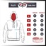 Tarrzz Kapşonlu Tasarım Sweatshirt - Kedi ve Kalp