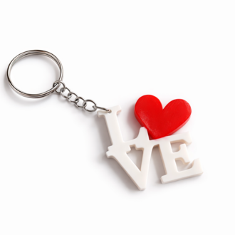 Love 3D Tasarım Anahtarlık
