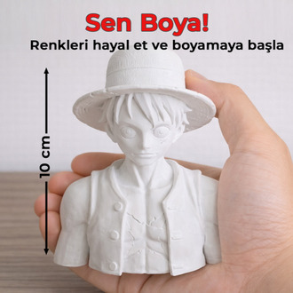 Monkey D. Luffy Figür Boyama Kiti - Kendi Korsanlar Kralını Yarat
