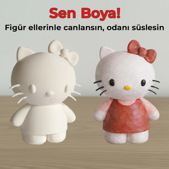 Hello Kitty DIY Hobi Seti - Kendi Sevimli Dünyanı Renklendir