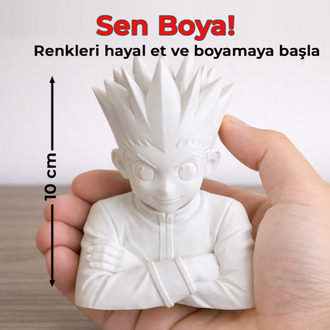 Gon Freecss Figür Boyama Kiti - Kendi Avcı Hikayeni Renklendirmeye Başla