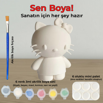 Hello Kitty DIY Hobi Seti - Kendi Sevimli Dünyanı Renklendir
