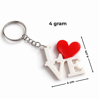 Love 3D Tasarım Anahtarlık