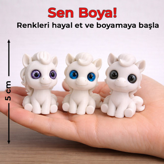 My Little Pony DIY Mini Set - 3’lü Paket & Sürpriz Göz Detaylı