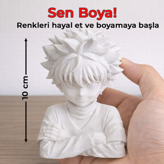 Killua Zoldyck Figür Boyama Kiti - Elektriğin Hızını Sanatınla Yakala