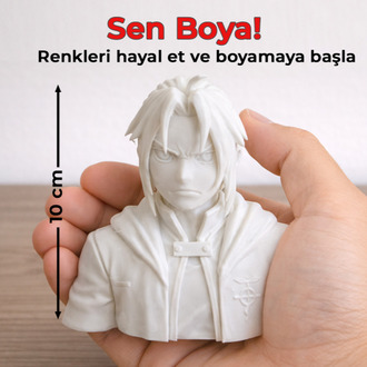 Edward Elric Figür Boyama Kiti - Metal Simyacı'nın Kaderini Sen Renklendir
