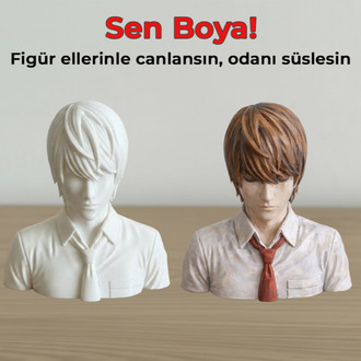 Light Yagami Figür Boyama Kiti - Yeni Dünyanın Tanrısını Sen Renklendir