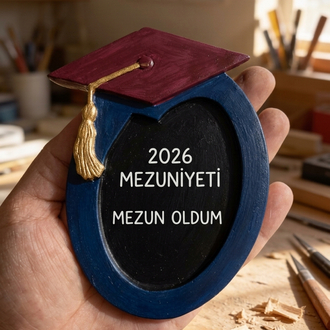 Hazır Boyalı & Mıknatıslı Mezuniyet Hatırası