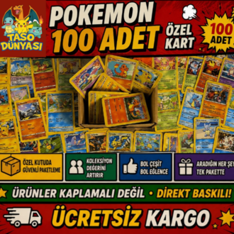 POKEMON KART 100 ADET ÖZEL KOLEKSİYON