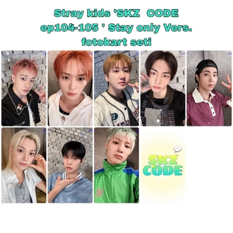 Stray kids 'SKZ  CODE ep104-105 ' Stay only Vers. fotokart seti