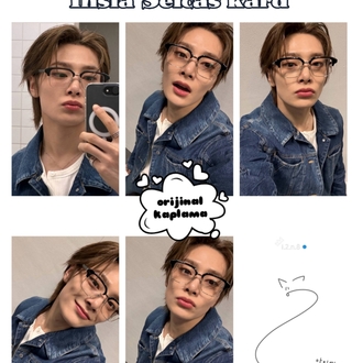 ORİJİNAL KAPLAMA YANG JEONGİN SELCAS Insta kard FOTOKART SETİ vers