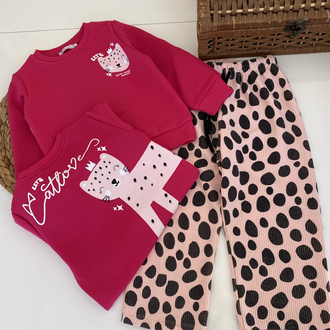 3 iplik kız çocuk / Pembe 