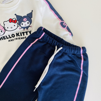 Kız çocuk karakter takım Kuromi/ Hello kitty