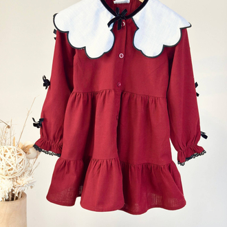 Fiyonklu bebe yaka pinterest elbise 