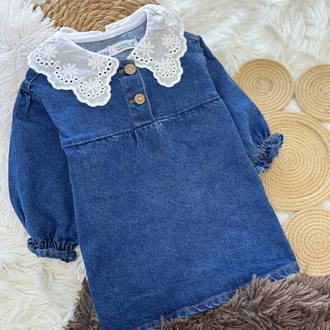 Zara Denim elbise / Mavi 