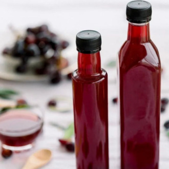 Cam Şişede Kara Üzüm Sirkesi (500 ml)