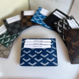 GOYARD kartlık lacivert