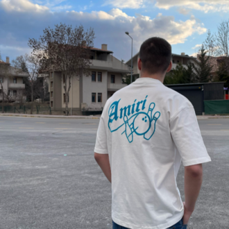 Amiri Beyaz T-Shirt