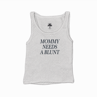 Mommy Needs A Blunt Fitilli Askılı Üst Atlet
