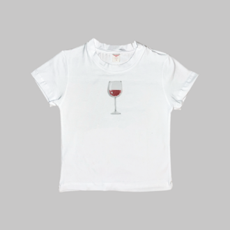 Glass of Wine Baby Tee