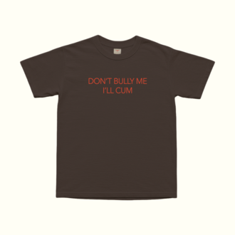 Don't Bully Me I'll Cum T-Shirt