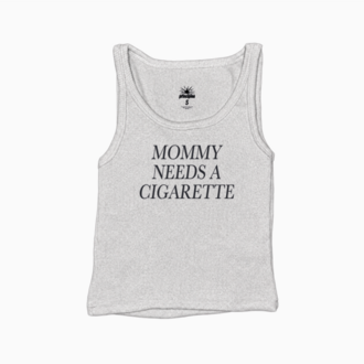 Mommy Needs A Cigarette Fitilli Askılı Üst Atlet