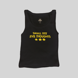 Small Tits Evil Thoughts Fitilli Askılı Üst Atlet