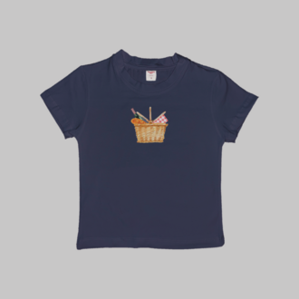 Wine Picnic Basket Baby Tee