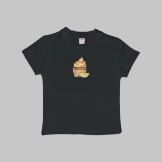 Lemon Cupcake Baby Tee