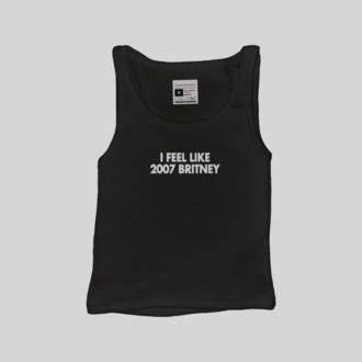 I Feel Like 2007 Britney Fitilli Askılı Üst Atlet
