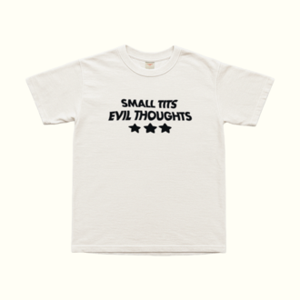 Small Tits Evil Thoughts T-Shirt