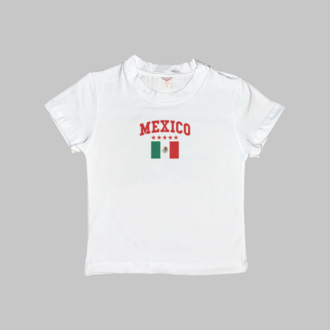 Mexico Flag Baby Tee