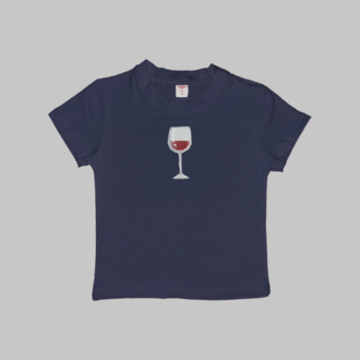 Glass of Wine Baby Tee