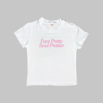 Face Pretty Soul Prettier Baby Tee