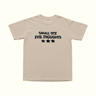 Small Tits Evil Thoughts T-Shirt