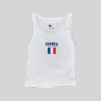 France Fitilli Askılı Üst Atlet