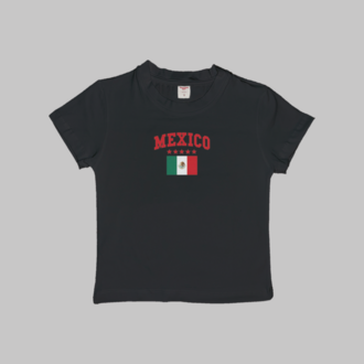 Mexico Flag Baby Tee