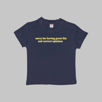 Great Tits & Opinions Baby Tee