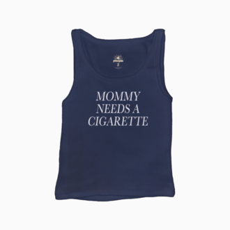 Mommy Needs A Cigarette Fitilli Askılı Üst Atlet