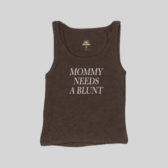 Mommy Needs A Blunt Fitilli Askılı Üst Atlet