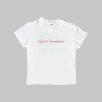 Cute & Overthinker Baby Tee
