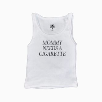 Mommy Needs A Cigarette Fitilli Askılı Üst Atlet