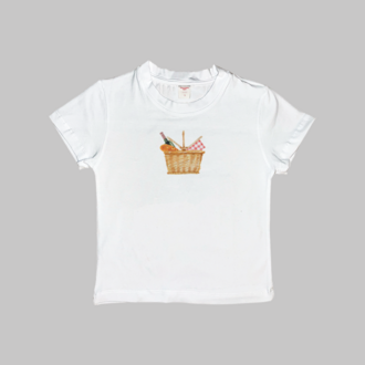 Wine Picnic Basket Baby Tee