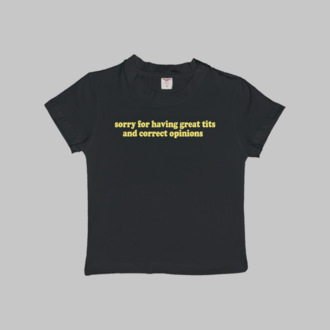 Great Tits & Opinions Baby Tee