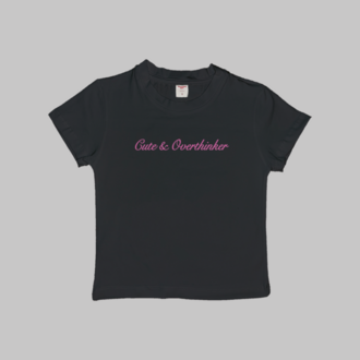Cute & Overthinker Baby Tee