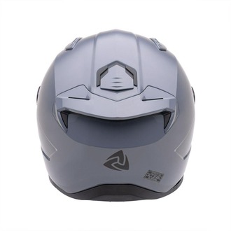 Nukro B-506 Solid Gloss Grey Kapalı Kask