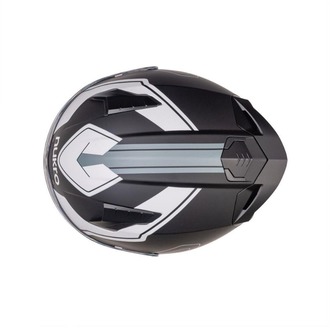 Nukro B-506 Fast Black-Silver Kapalı Kask